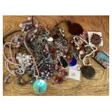 Collection of costume jewelry