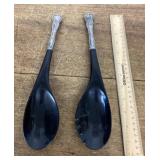 Sterling handled salad set