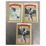 3 vintage baseball cards