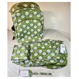 8-pc NEW Vera Bradley backpack & organizers