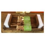 NEW Set of two wood trays