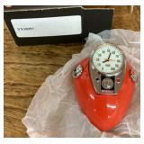 Motorcycle gas tank clock