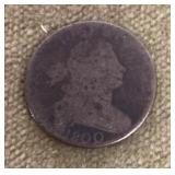 1800 draped bust large cent