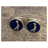Menï¿½s gold filled golf cufflinks
