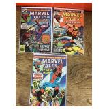 3 Marvel Tales Spider-Man comic books