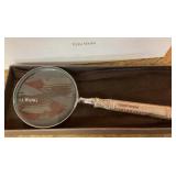 Vera Wang sterling handle magnifying glass