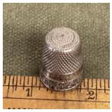 Sterling silver thimble