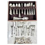 Sterling silver flatware set  --147.6 ounces total