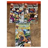 3 Marvel Tales Spider-Man comic books