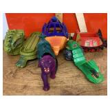 Collection of vintage action toys