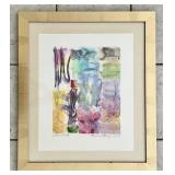 Original Melissa Meyer framed watercolor
