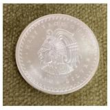 1/2 troy oz .999 silver round