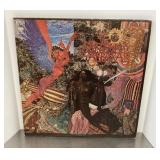 Santana LP with poster