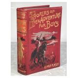 Antique "52 Stories of Life and Adventure" book
