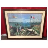Framed Claude Monet art print 33x40