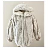 The Fur Centre rabbit fur parka with hood