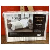 3-piece Queen size reversible duvet set