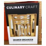 Culinary Craft bamboo drawer organizer