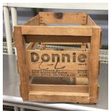 Donnie Cantaloupes wood produce crate