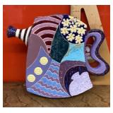 Studio pottery teapot