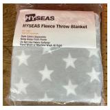 50 x 60" polyester fleece throw blanket