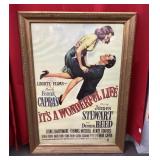 Framed Itï¿½s A Wonderful Life movie poster 29x41