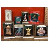 8 boxed Christmas ornaments