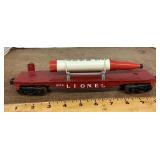 Lionel 6175 flat car with missile