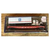 Ho scale flatcar and Post Office truck
