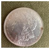 1921 Morgan silver dollar