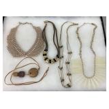 5 costume jewelry necklaces