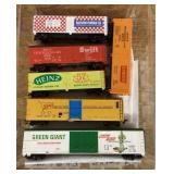 HO scale assorted billboard boxcars