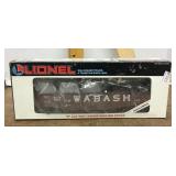 Lionel O gauge Wabash gondola with canisters