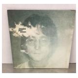 John Lennon LP with poster