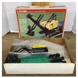 Lionel Big 027 flat car with steam shovel