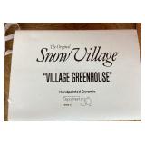 Snow Village greenhouse