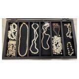 Costume jewelry necklaces and bracelet