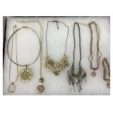 7 costume jewelry necklaces