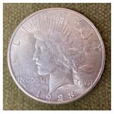 1923 S Peace dollar