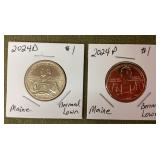 2 $1 coins 2024