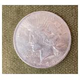 1923 Peace dollar
