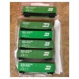 6 HO scale Burlington Northern box cars