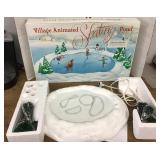 Department 56 Village animated skating pond
