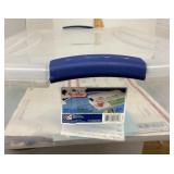 Small 34 quart tote with lid