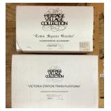 Heritage Village train platform and gazebo