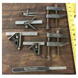 Collection of Starrett machinist tools