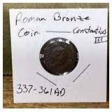 Ancient Roman bronze coin