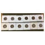 12 proof quarters 1970s