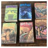 6 Harry Potter books--First American Edition