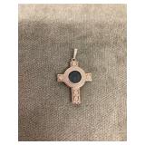 10 karat gold pendant with ancient coin